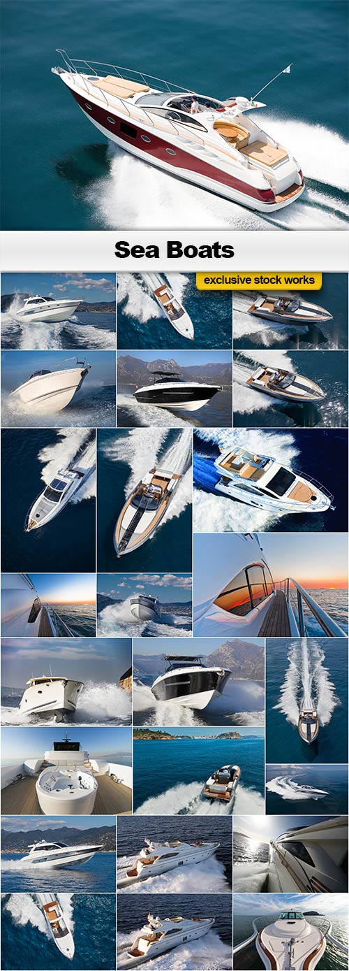 Sea Boats - 25x JPEGs