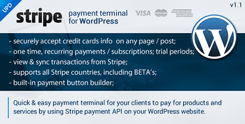 CodeCanyon - Stripe Payment Terminal v1.1 Wordpress