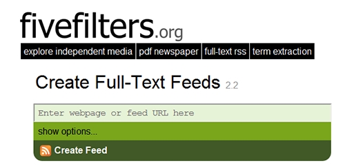 Full-Text RSS v3.2 - Must-have for autobloggers!