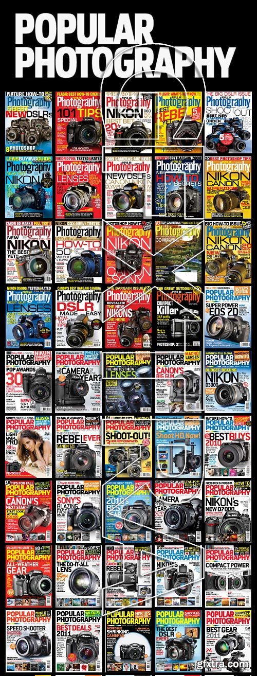 Popular Photography 2008-2016 All Volumes!