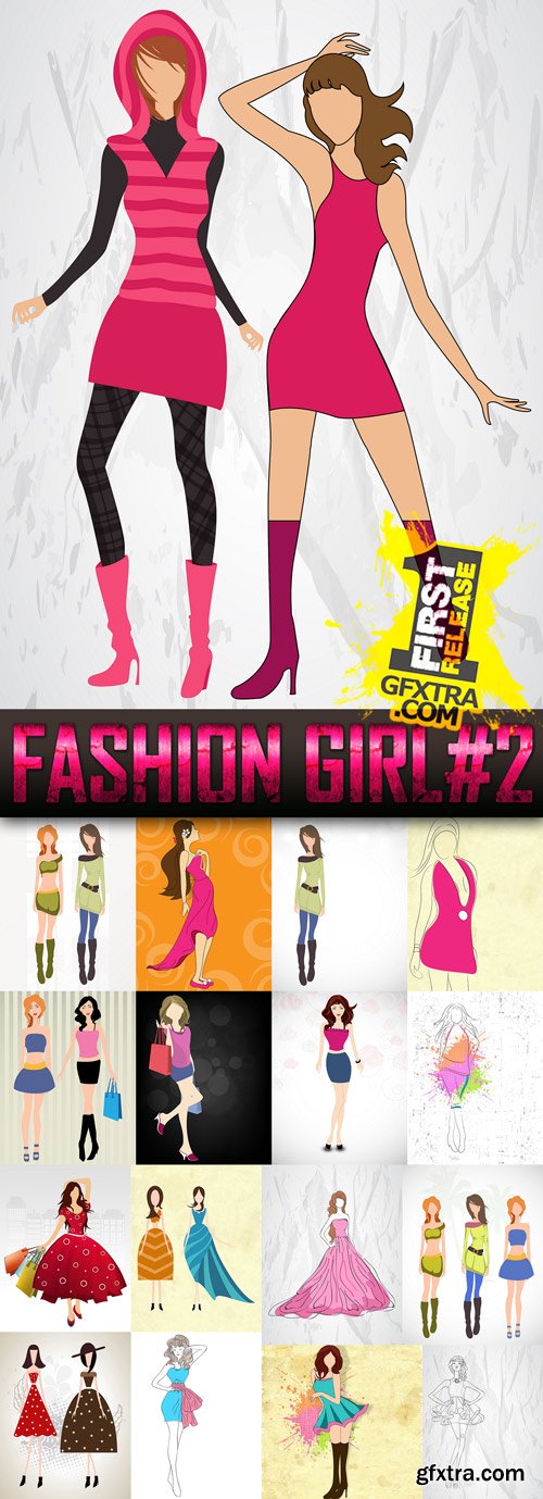 Fashion Girls Vector Collection 2