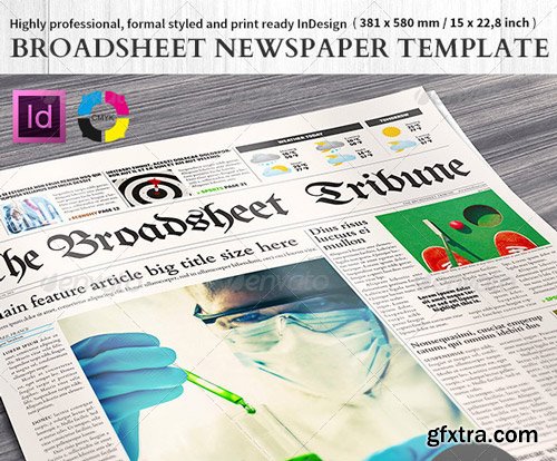 GraphicRiver - Broadsheet Newspaper Template - 24 pages - 6149535