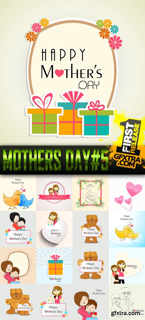 Mothers Day Vector Collection 5