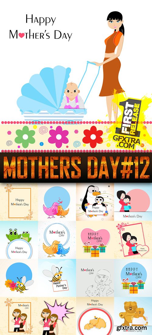 Mothers Day Vector Collection 12