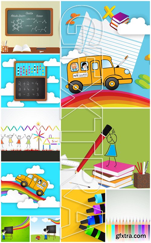 Education Elements Vector Collection 5
