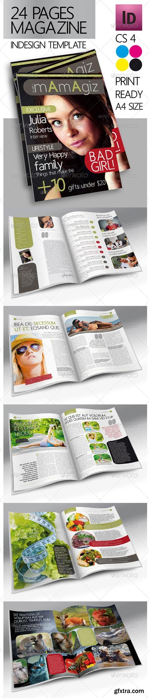 GraphicRiver - 24 Pages Modern Magazine InDesign Template