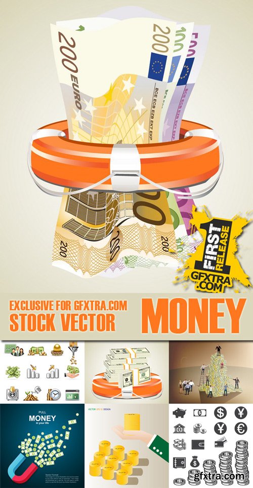 Stock Vectors - Money, 25xEps