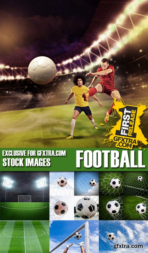 Stock Photos - Football, Soccer, 25xJPG