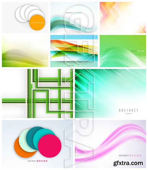 Abstract Backgrounds Vector Pack 6