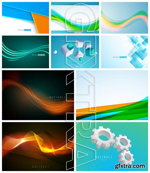 Abstract Backgrounds Vector Pack 9
