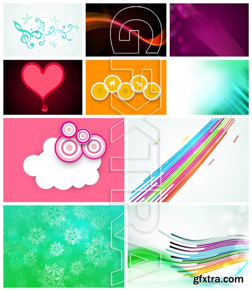 Abstract Backgrounds Vector Pack 15