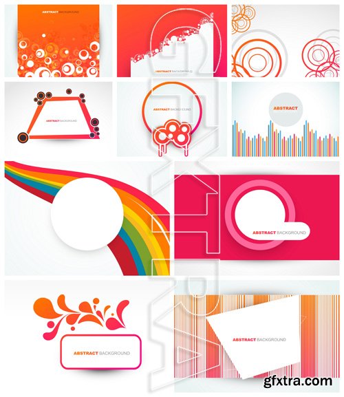 Abstract Backgrounds Vector Pack 18