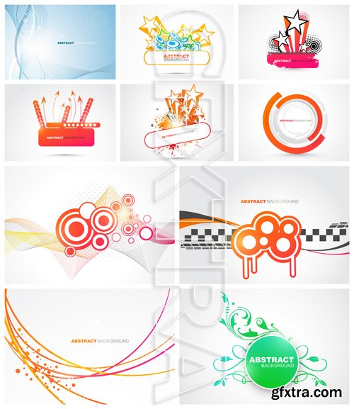 Abstract Backgrounds Vector Pack 19