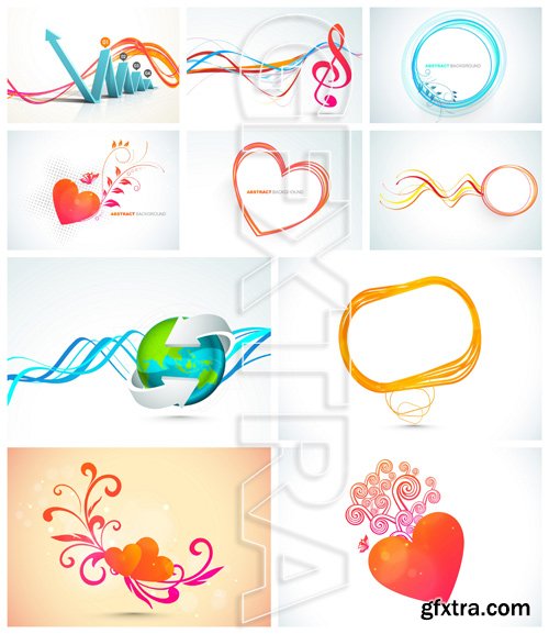 Abstract Backgrounds Vector Pack 24