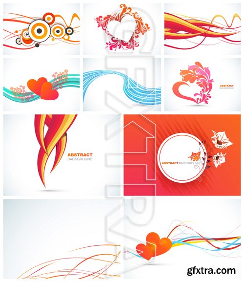 Abstract Backgrounds Vector Pack 26