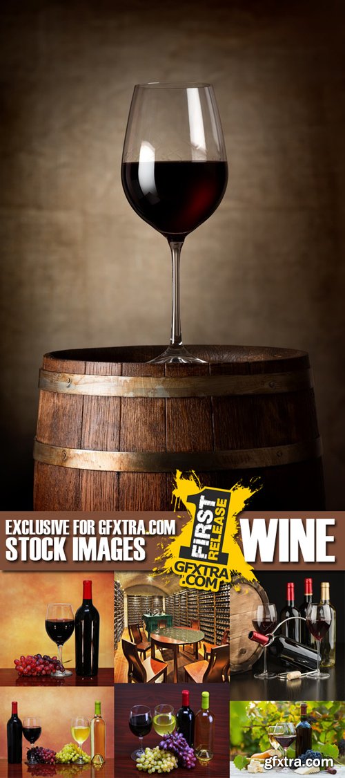 Stock Photos - Wine, 25xJPG