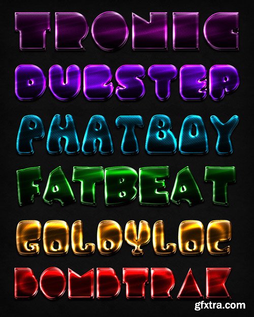 Dubstep Text Styles for Photoshop