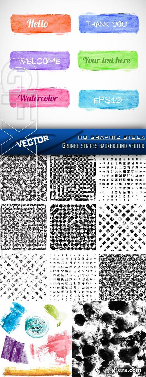 Stock Vector - Grunge stripes background vector