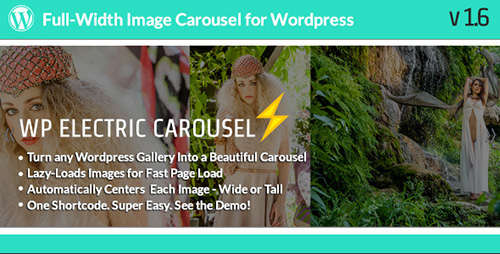 CodeCanyon - WP Electric Carousel v1.6 - Full Width Lazy Load Slider