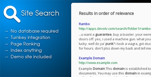 CodeCanyon - Site Search v1.1