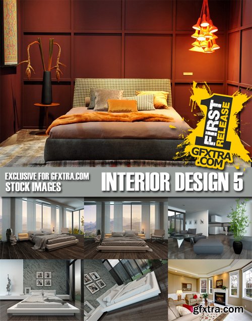 Stock Photos - Interior Design 5, 25xJPG