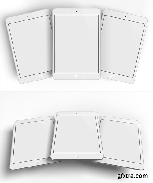 2 Creative Design iPad Mockup Templates