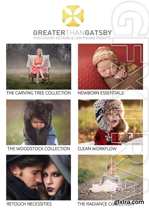Greater Than Gatsby Photoshop Actions Set