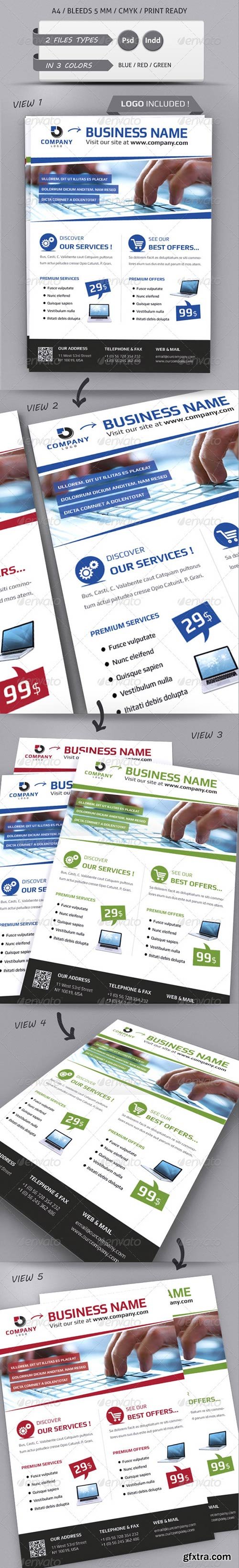 GraphicRiver - Modern Business Newsletter Template A4