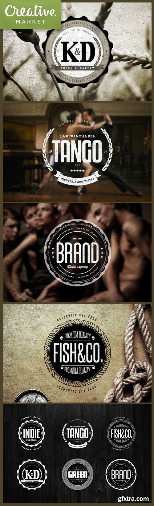 CreativeMarket - Badges & Logos Vol.05