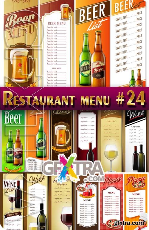 Restaurant menus #24 - Stock Vector