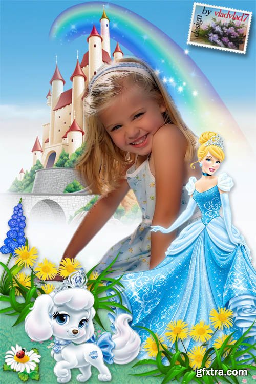 Children\'s Frame for girl\'s - Cinderella