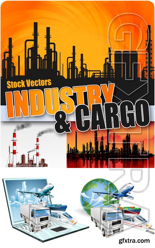 Industry and cargo - Stock Vectors