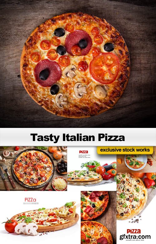 Tasty Italian Pizza - 25 JPEGs