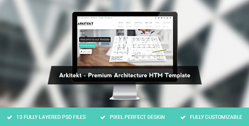 ThemeForest - Arkitekt - Premium Architecture HTML Template - RIP