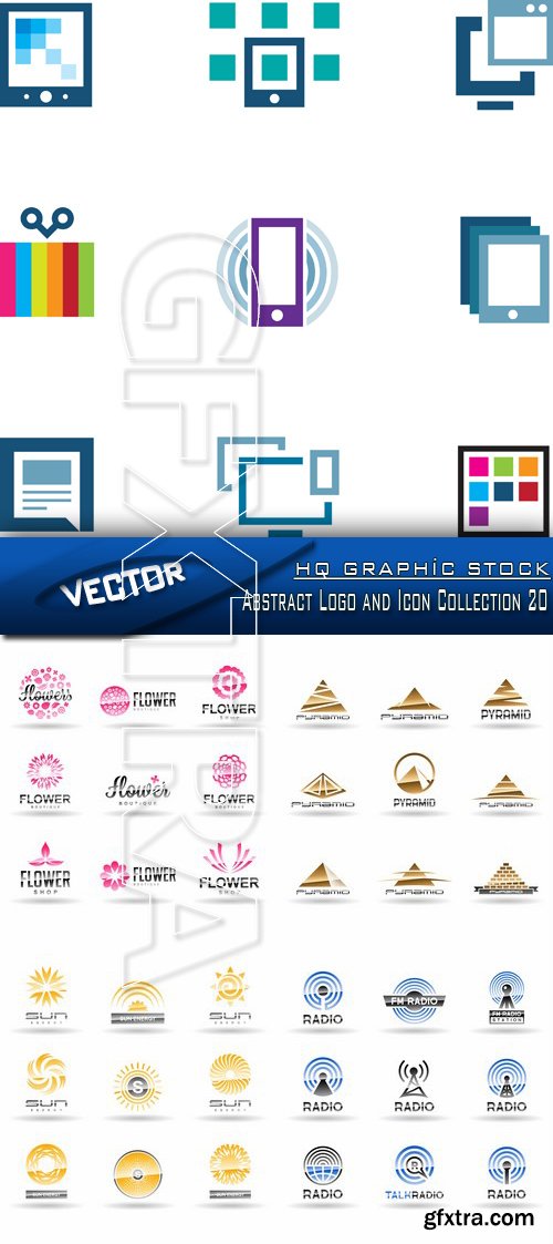 Stock Vector - Abstract Logo and Icon Collection 020