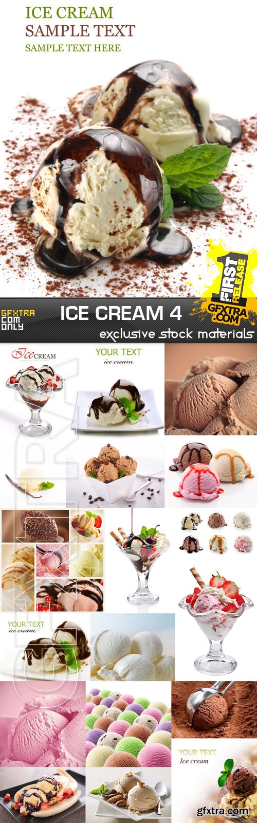 Ice Cream Collection 4, 25xJPG