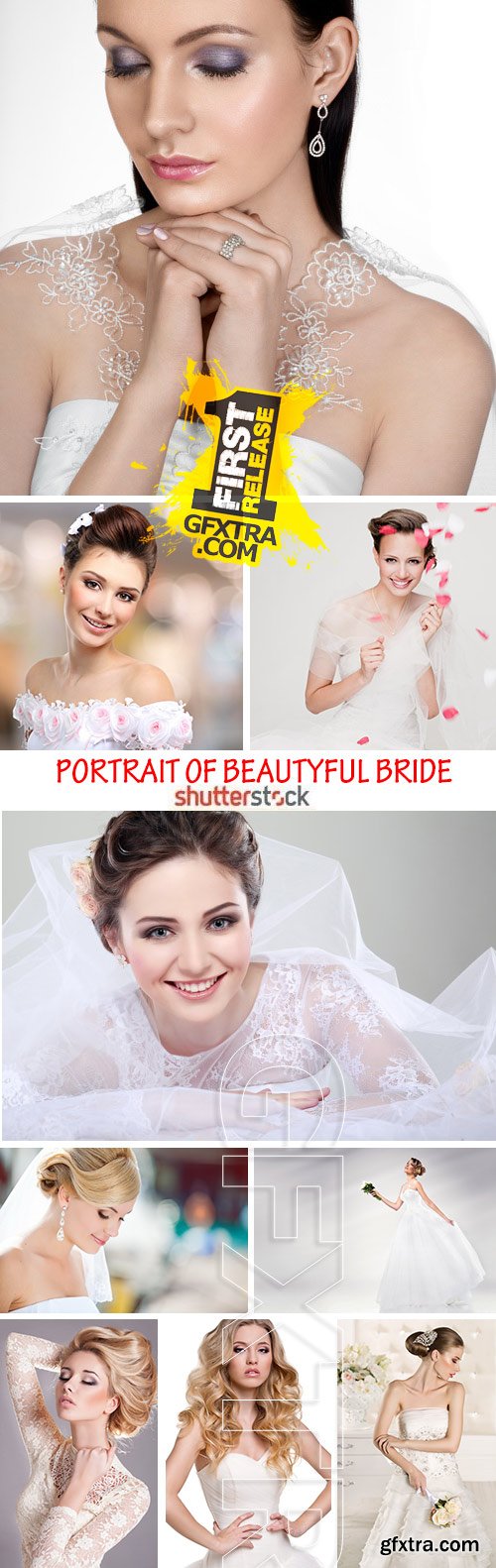 Portrait of Beautiful Bride 25xJPG