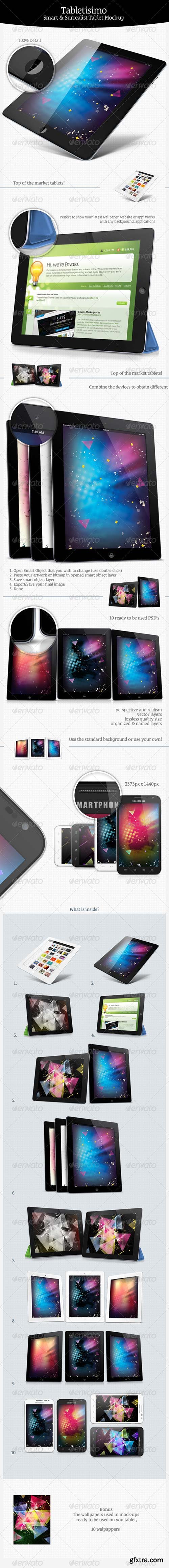 GraphicRiver - Tabletisimo - Tablets Mock-up Showcaser
