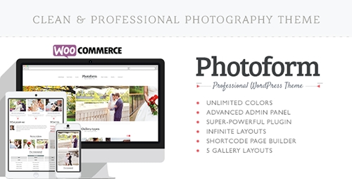 ThemeForest - Photoform v0.1 - Photography WordPress Theme