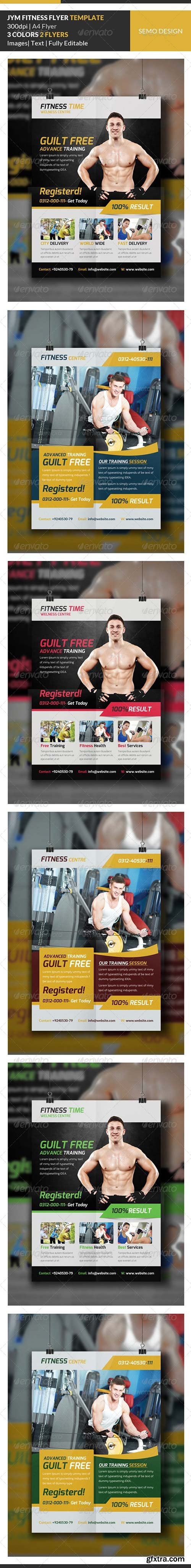 Graphicriver - Fitness Flyer Template Bundle