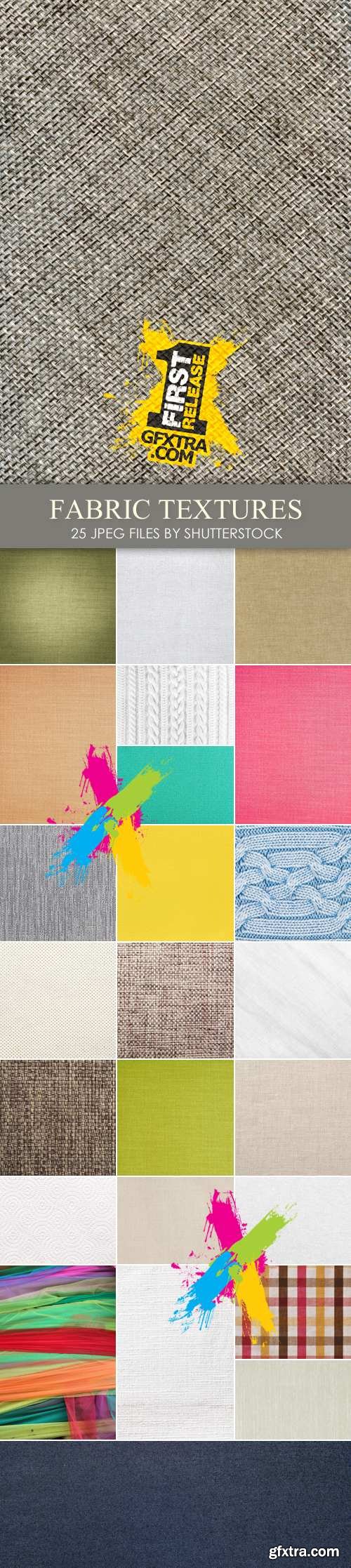 Stock Photo - Fabric Textures, Backgrounds