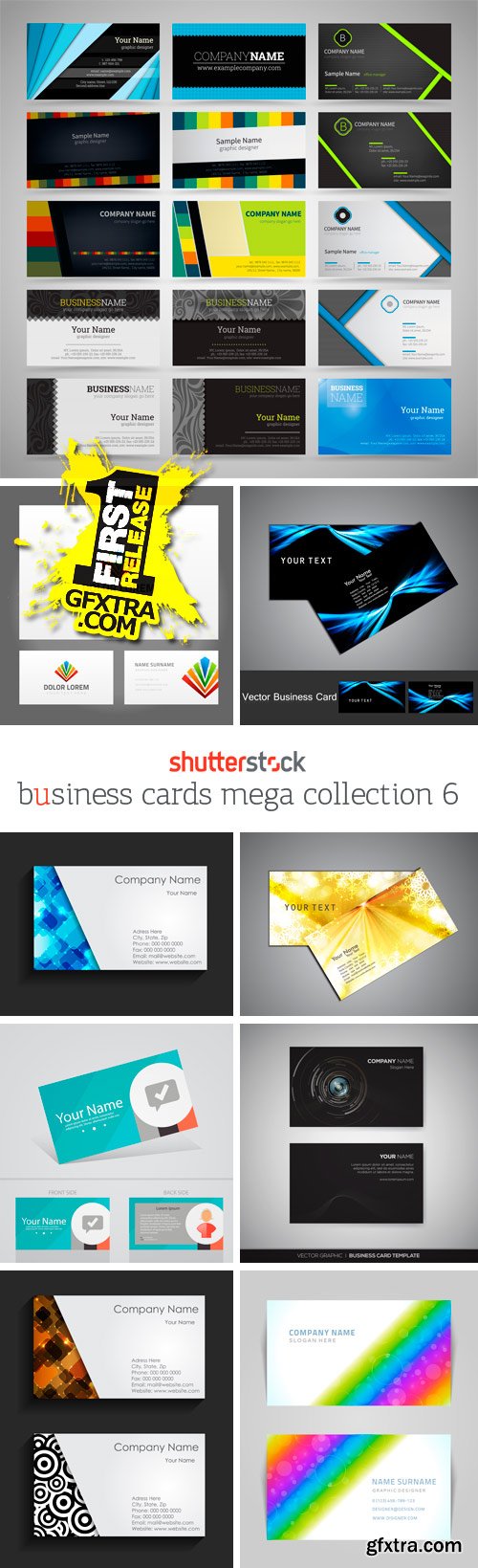 Business Cards Mega Collection 6, 25xEPS