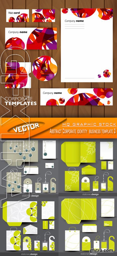 Stock Vector - Abstract Corporate identity business template 2