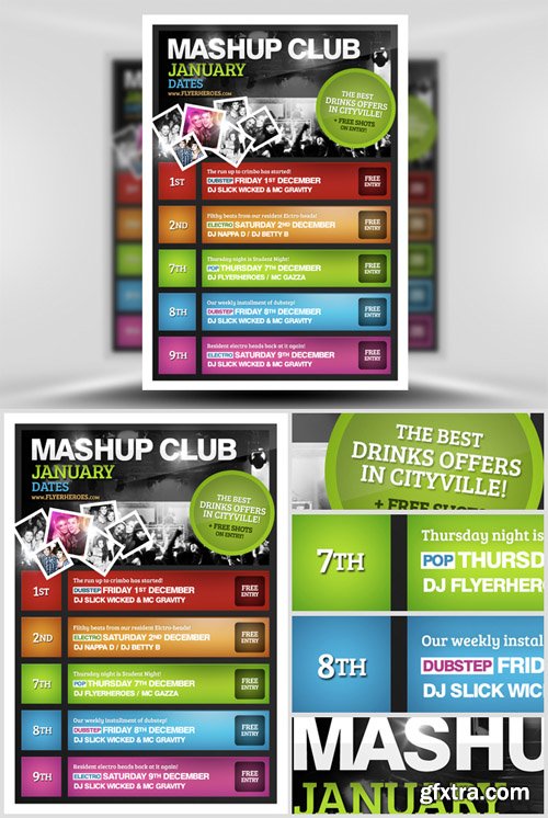 Mashup Club Poster Template