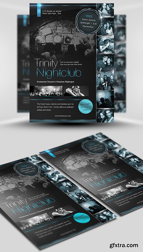 Trinity Nightclub Flyer Template