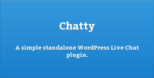 CodeCanyon - Chatty v1.0 - Simple Live Chat Plugin for WordPress