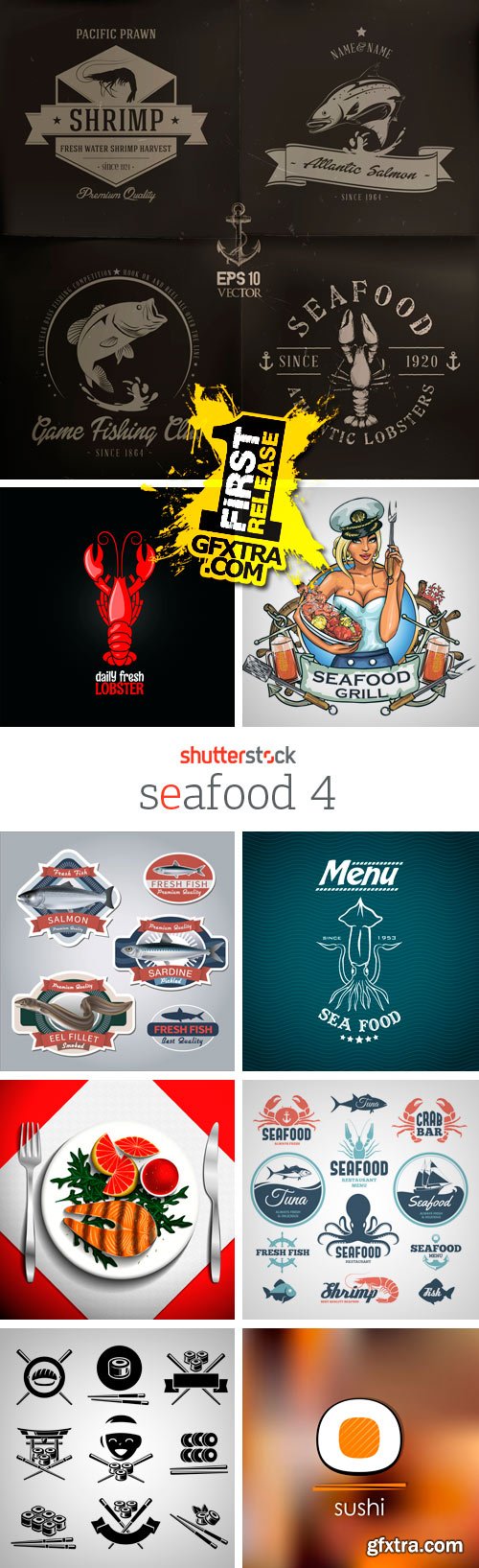 Seafood 4, 25xEPS