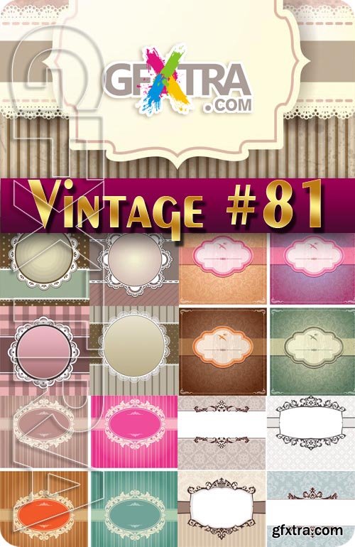 Vintage backgrounds #81 - Stock Vector