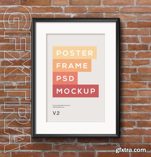 Poster Frame PSD MockUp #2