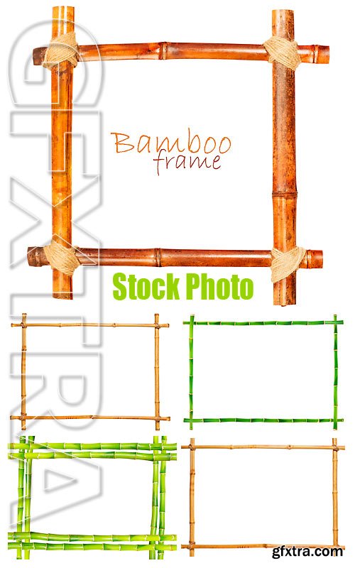 Bamboo frame - UHQ Stock Photo